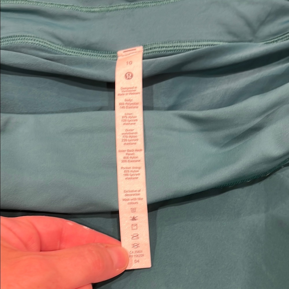 Lululemon play off the pleats skort Teal - Picture 4 of 7